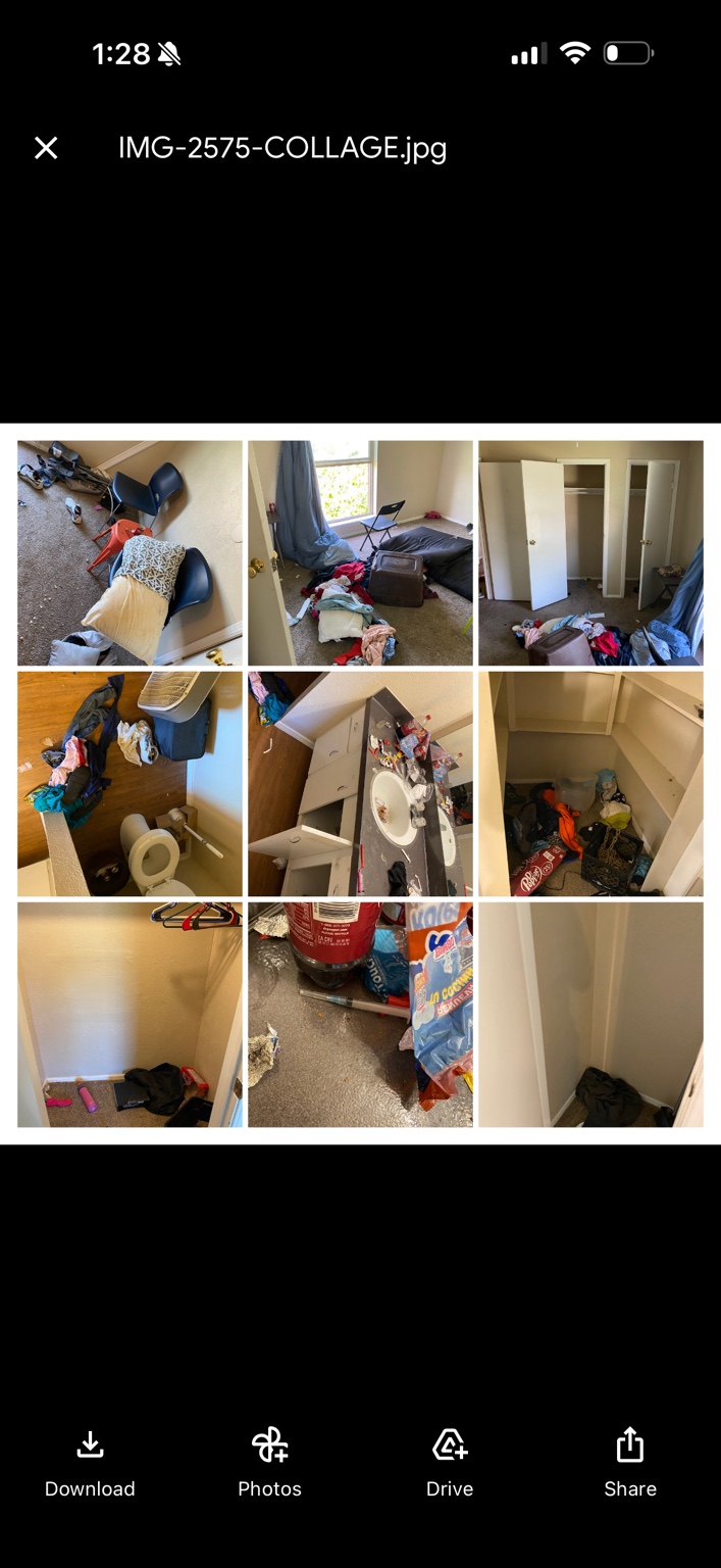 Apartment before cleaning - Unit 136