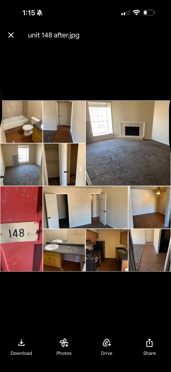 Apartment after cleaning - Unit 148