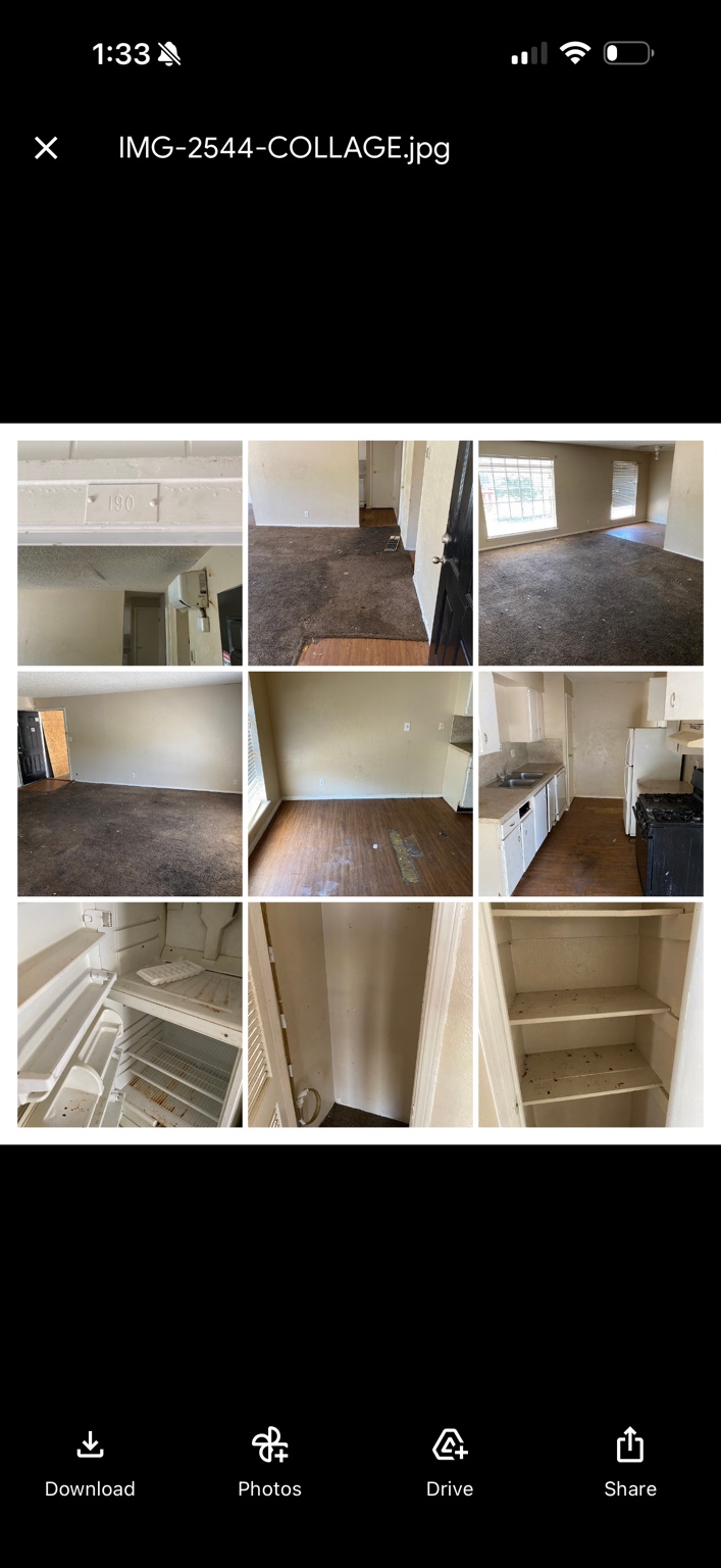Apartment after cleaning - Unit 190