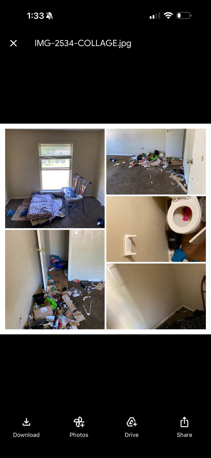 Apartment before cleaning - Unit 190
